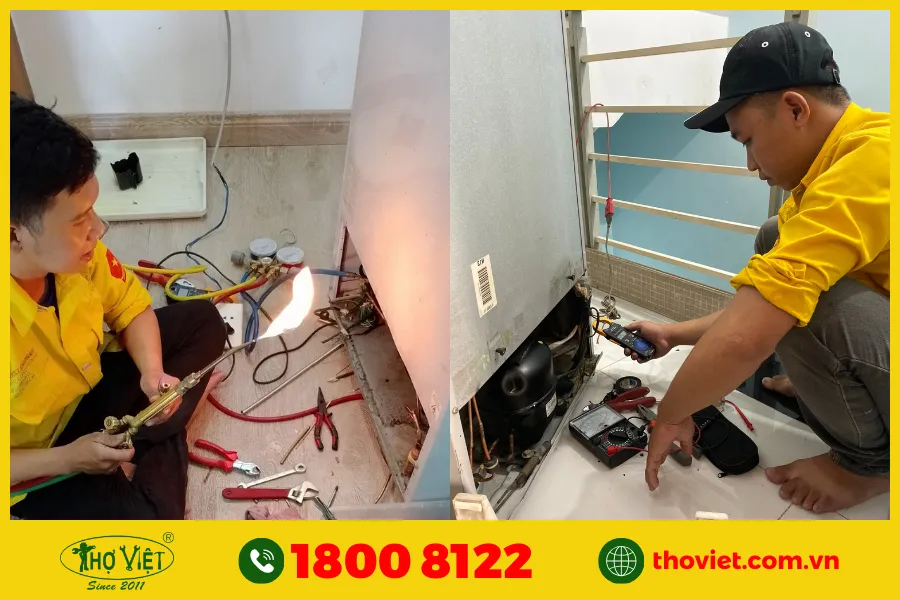 hướng dẫn thay và lắp lốc tủ lạnh