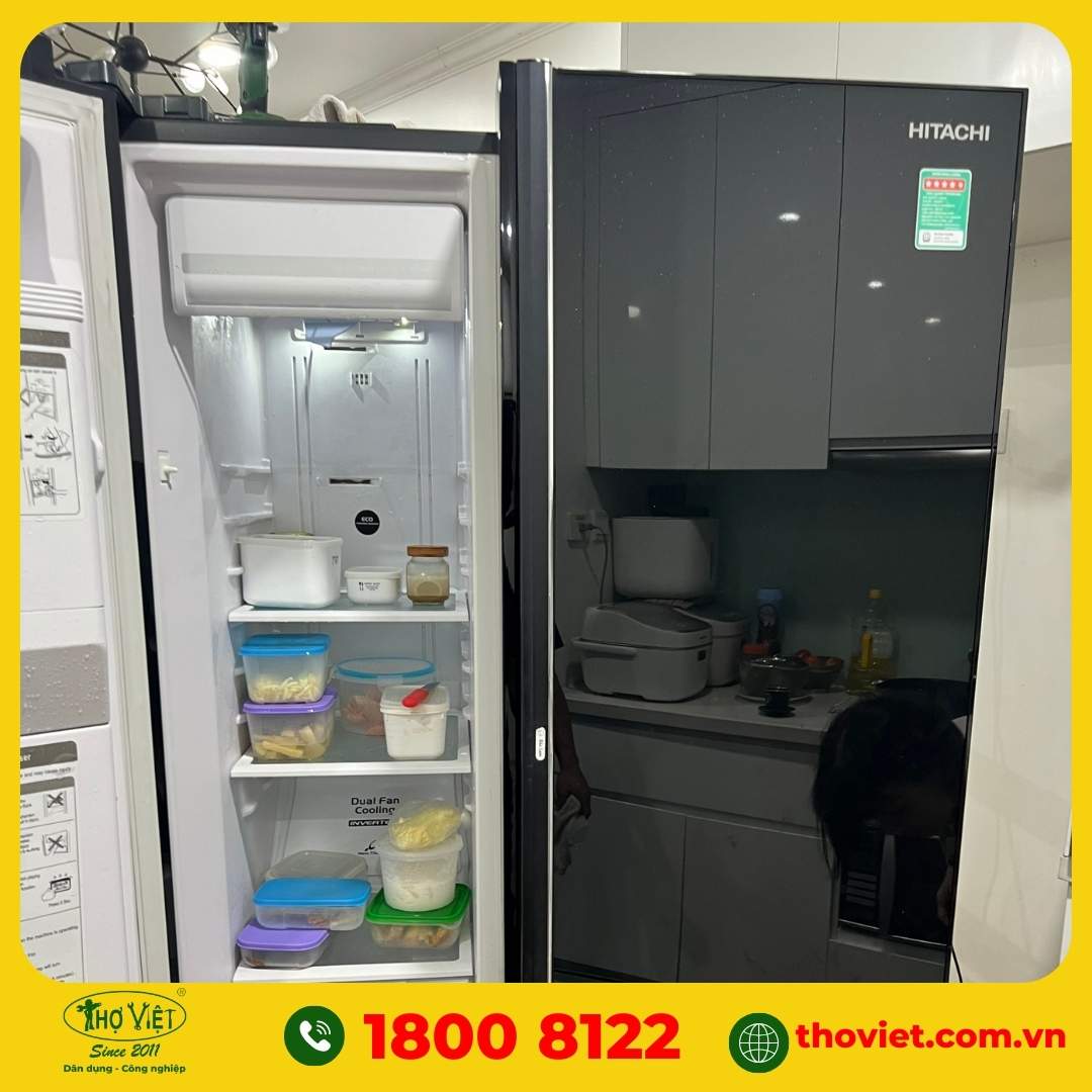 Tìm trạng tủ lạnh Hitachi kêu tít tít 
