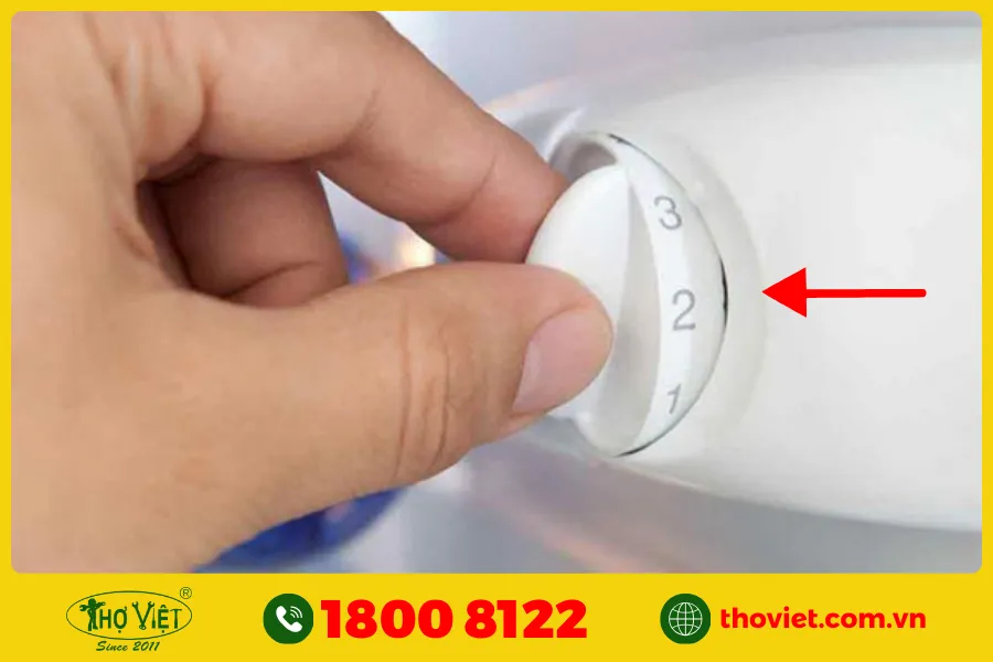 Điều chỉnh nút lưu lượng gió tủ lạnh không đúng