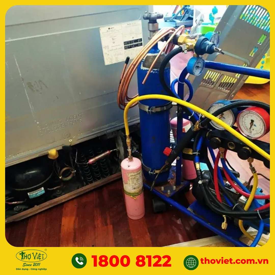 Tủ lạnh bị xì gas hoặc hết gas