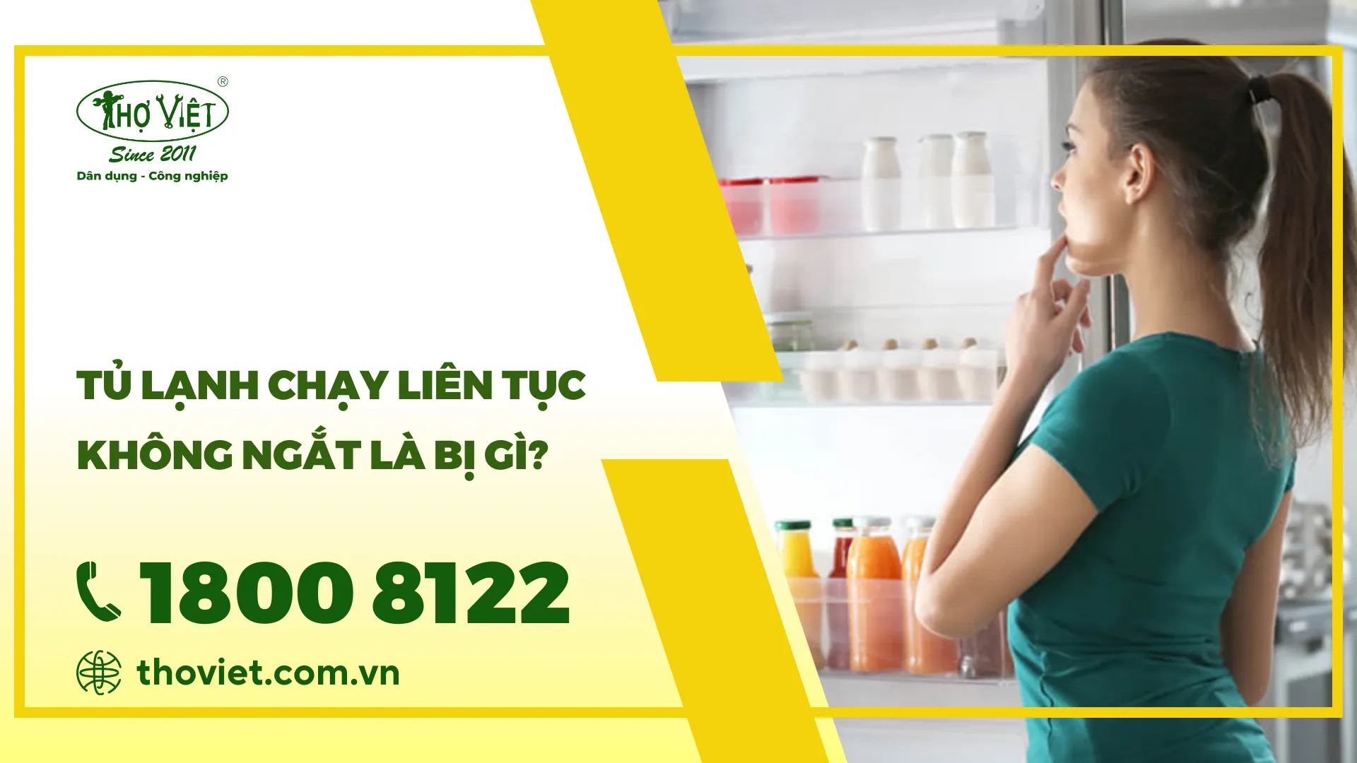 Tủ lạnh chạy liên tục không ngắt là bị gì?