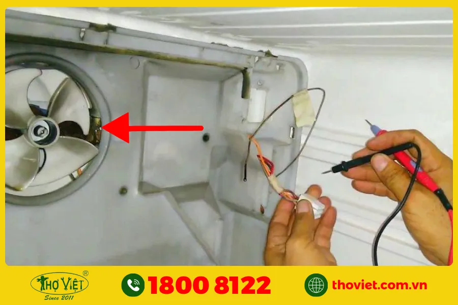 Lỗi F0 12 do quạt gió chạy yếu hoặc bị kẹt