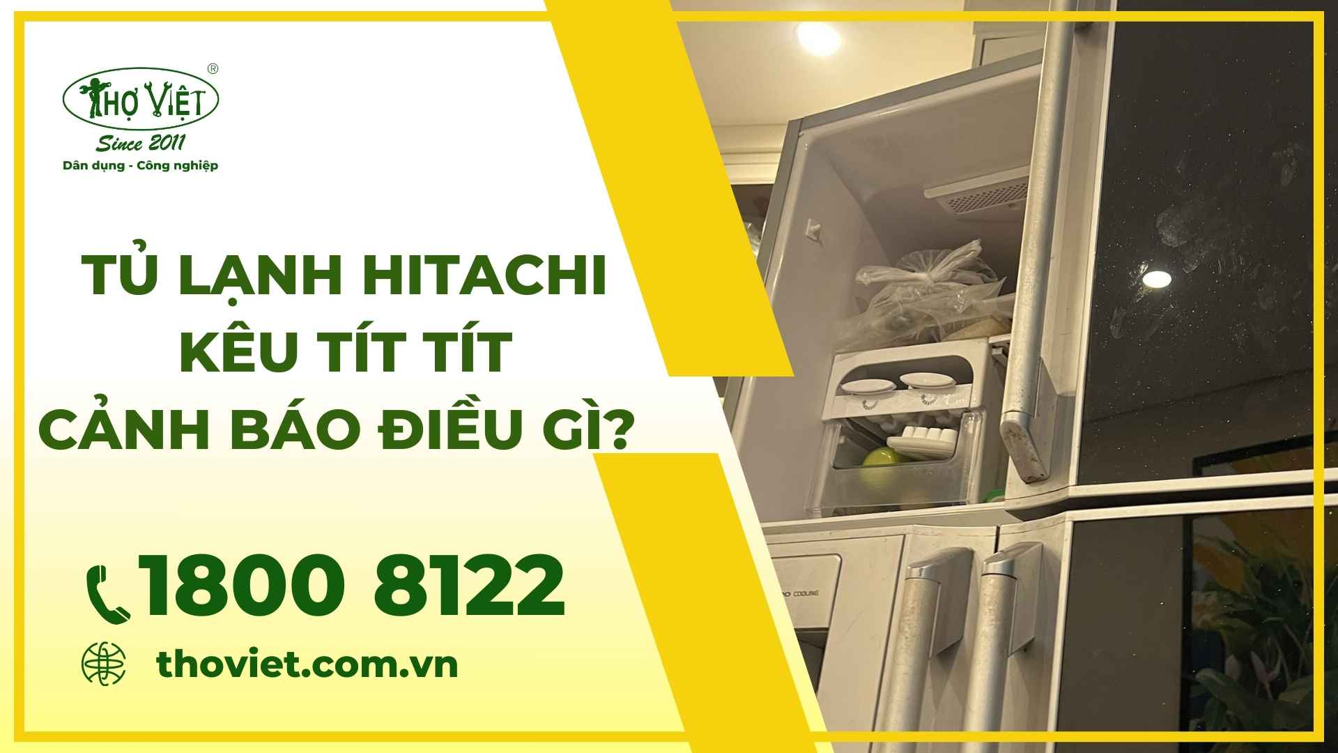 Tủ lạnh Hitachi kêu tít tít