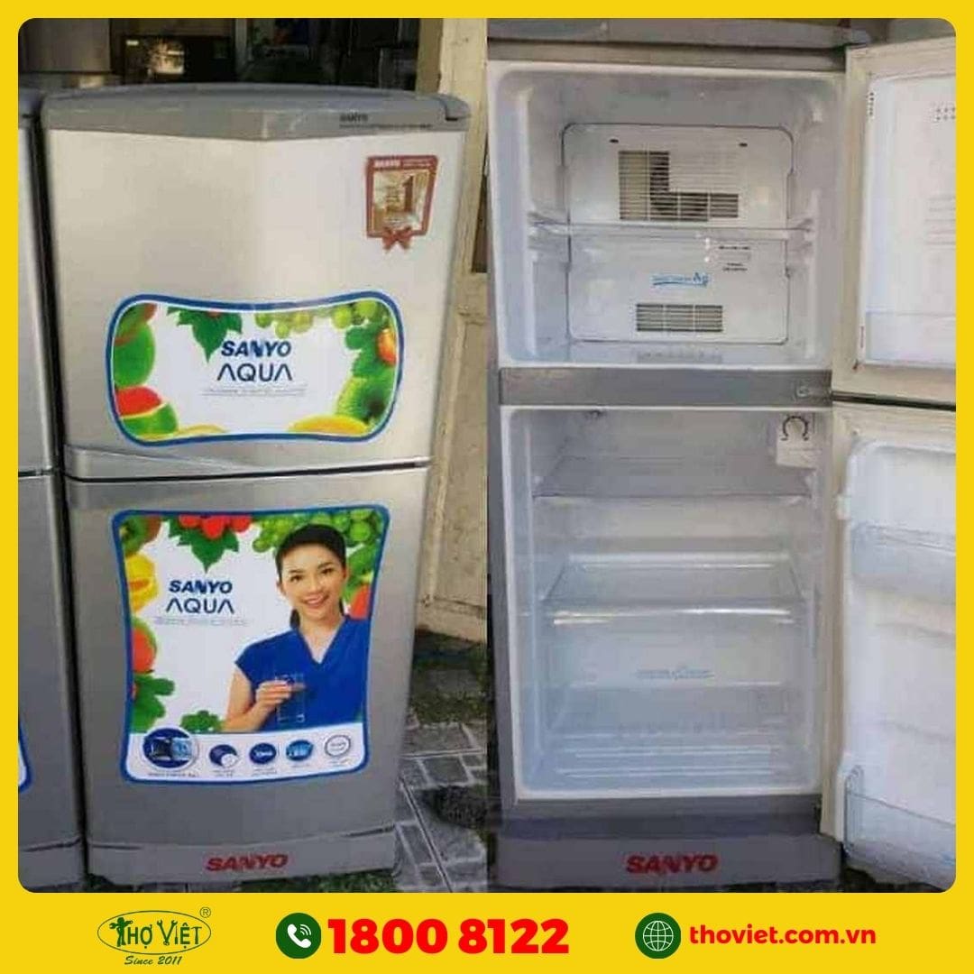 Tủ lạnh sanyo bị hư hại