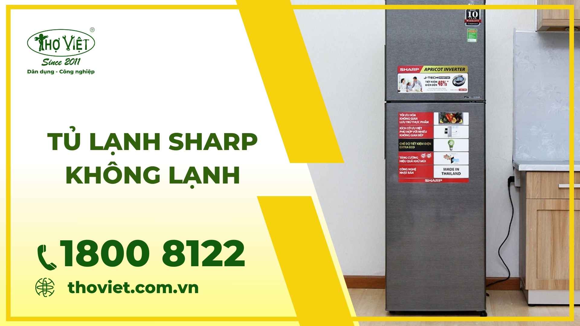 Tủ lạnh Sharp không lạnh
