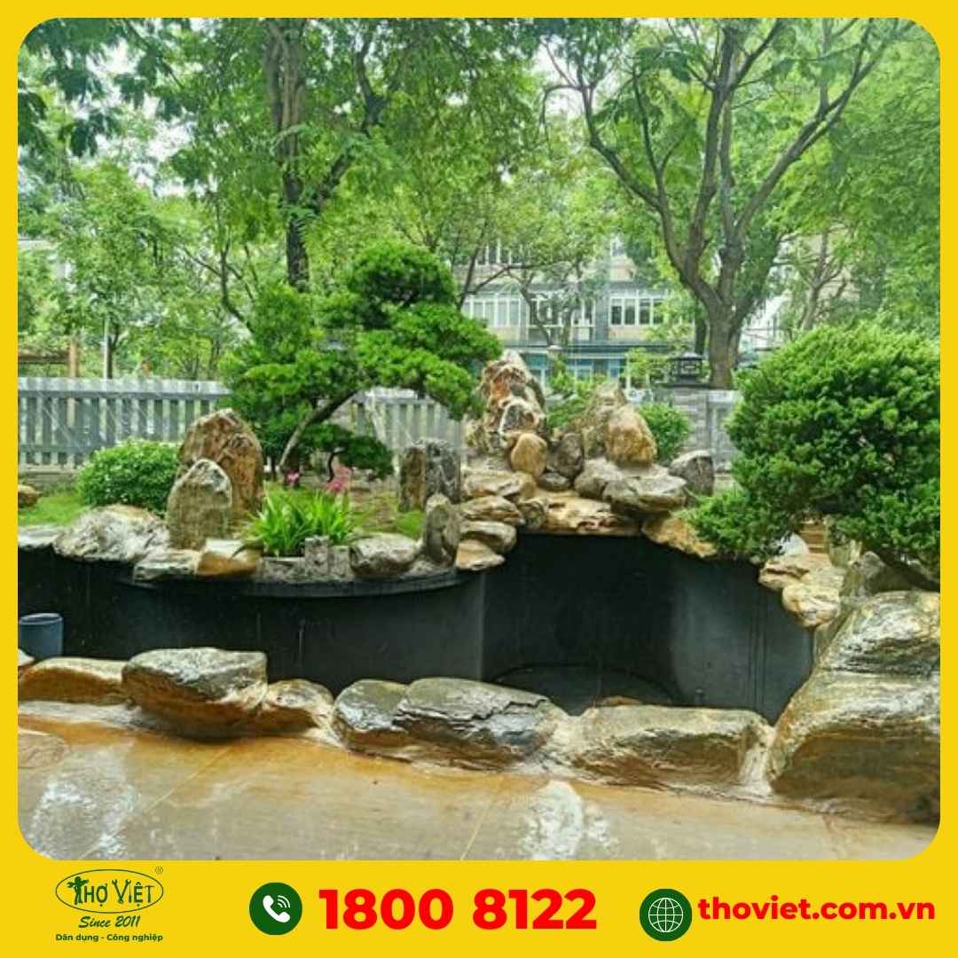 Xây dựng bể cá Koi