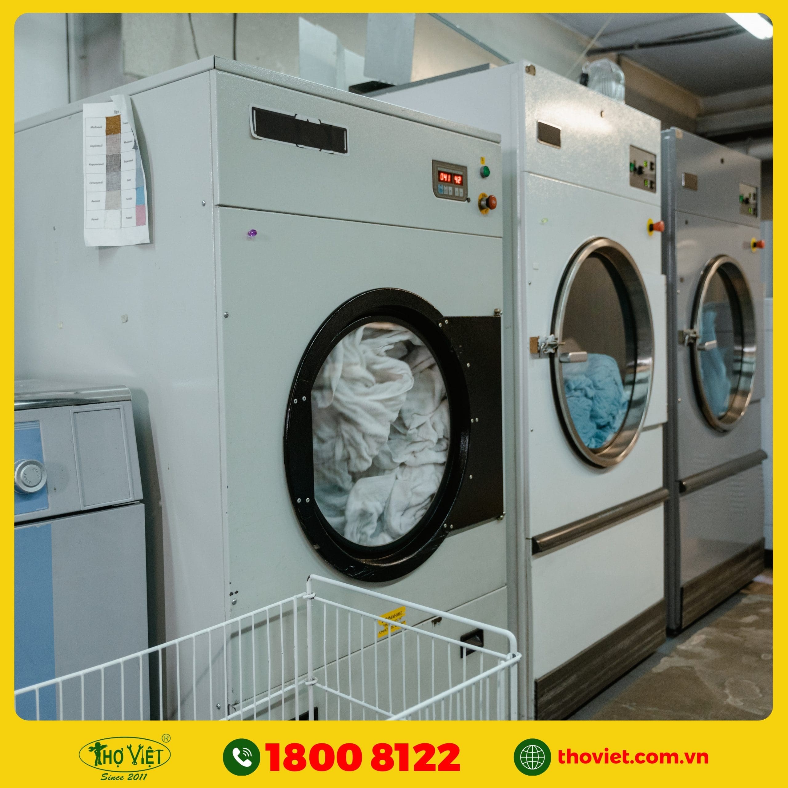 Các hạng mục sửa máy giặt