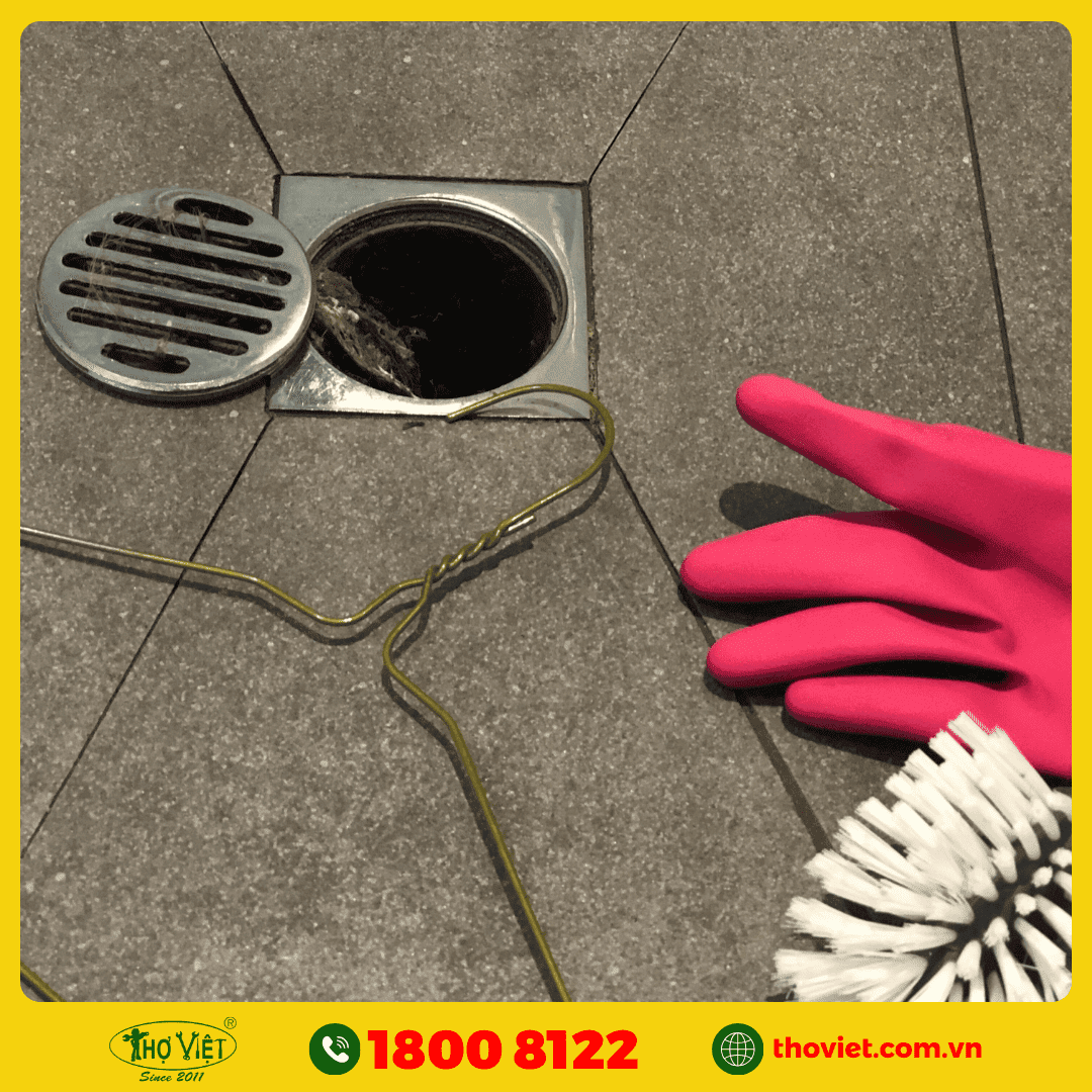 Hướng dẫn cách thông cống nhà tắm bị tắc