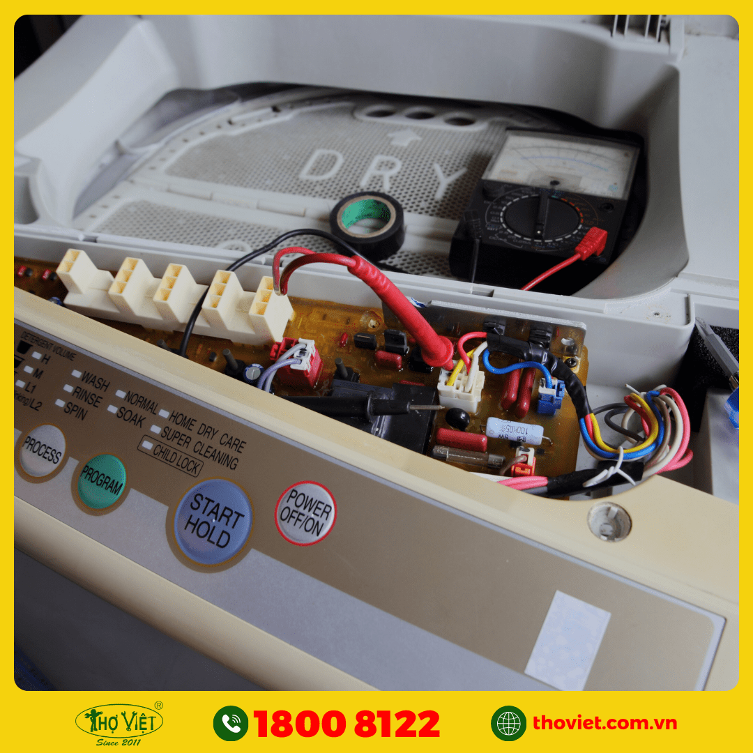 Nguyên nhân máy giặt Sanyo báo lỗi ER