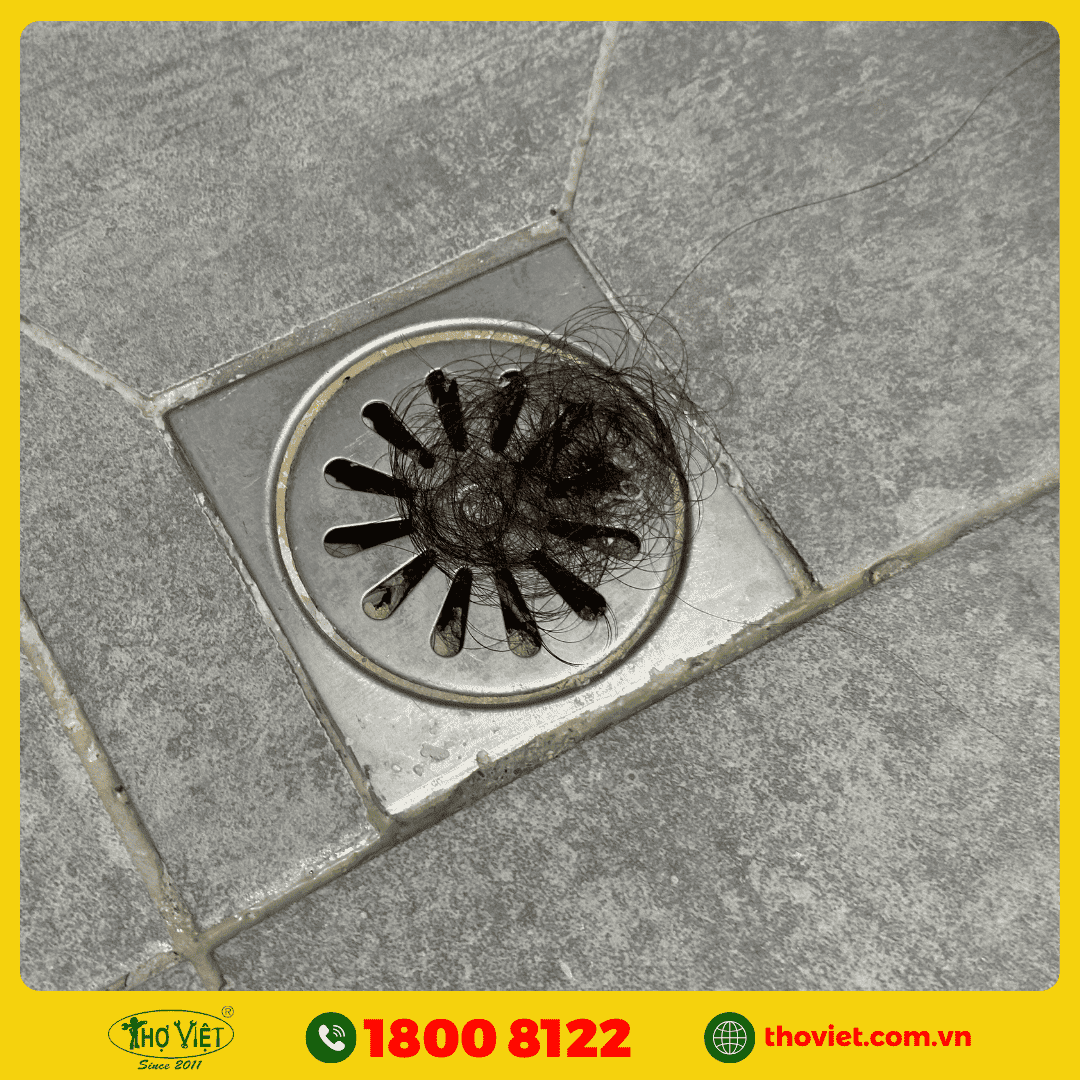 Nguyên nhân nào khiến cống nhà tắm bị tắc