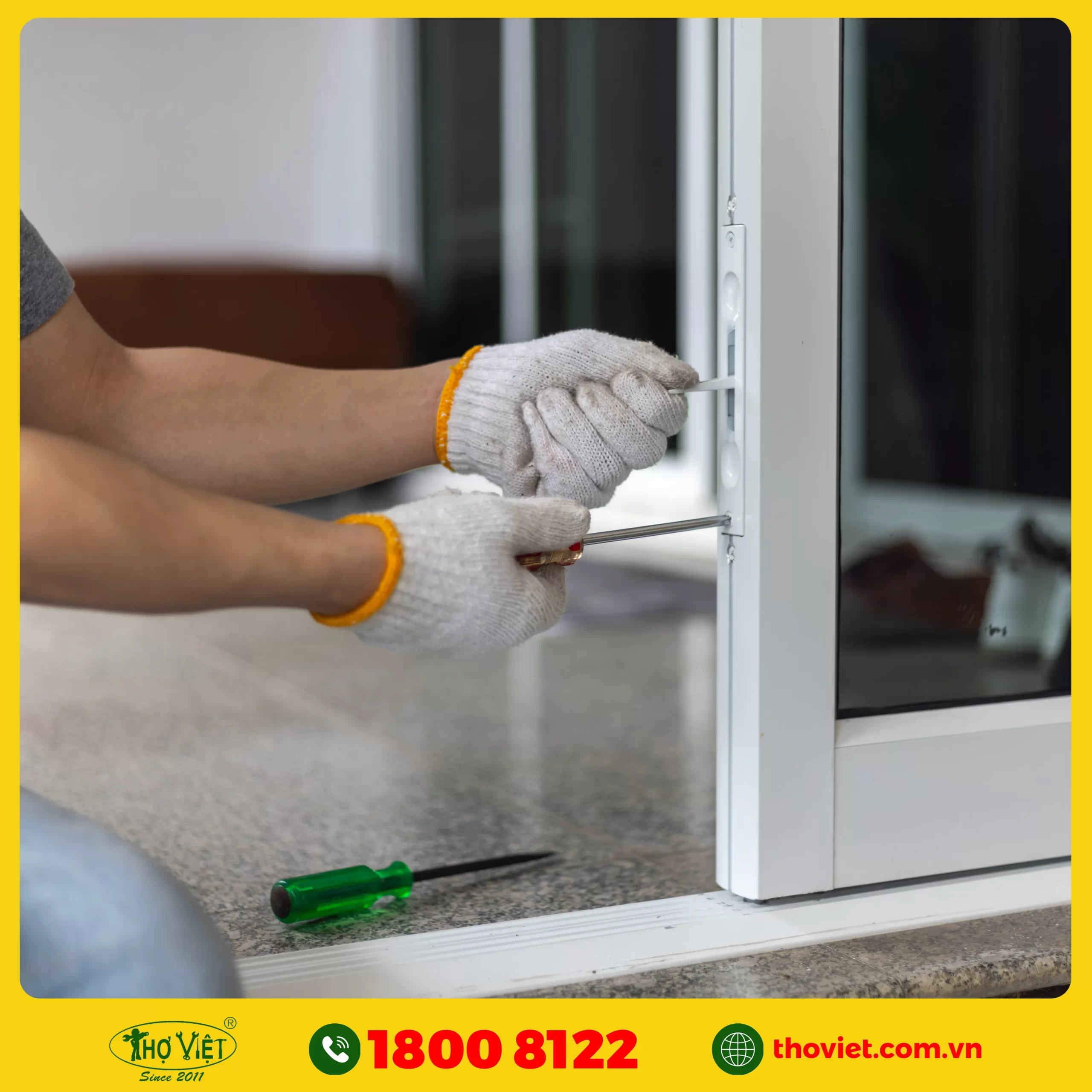 nên chọn Thợ Việt sửa cửa kính