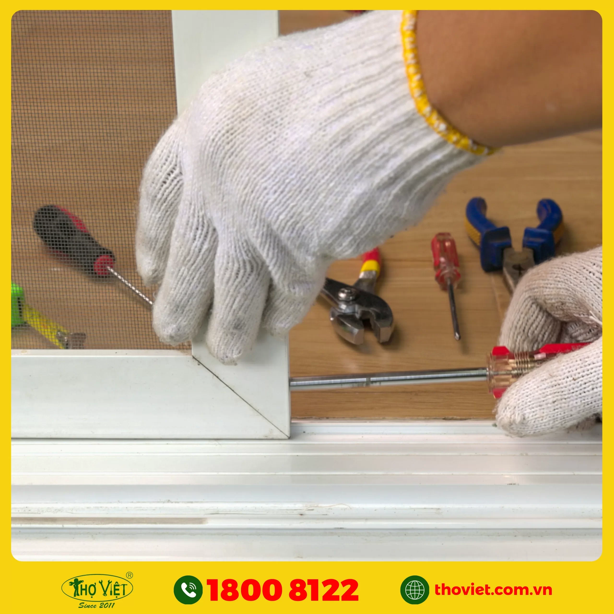 nên chọn Thợ Việt sửa cửa kính