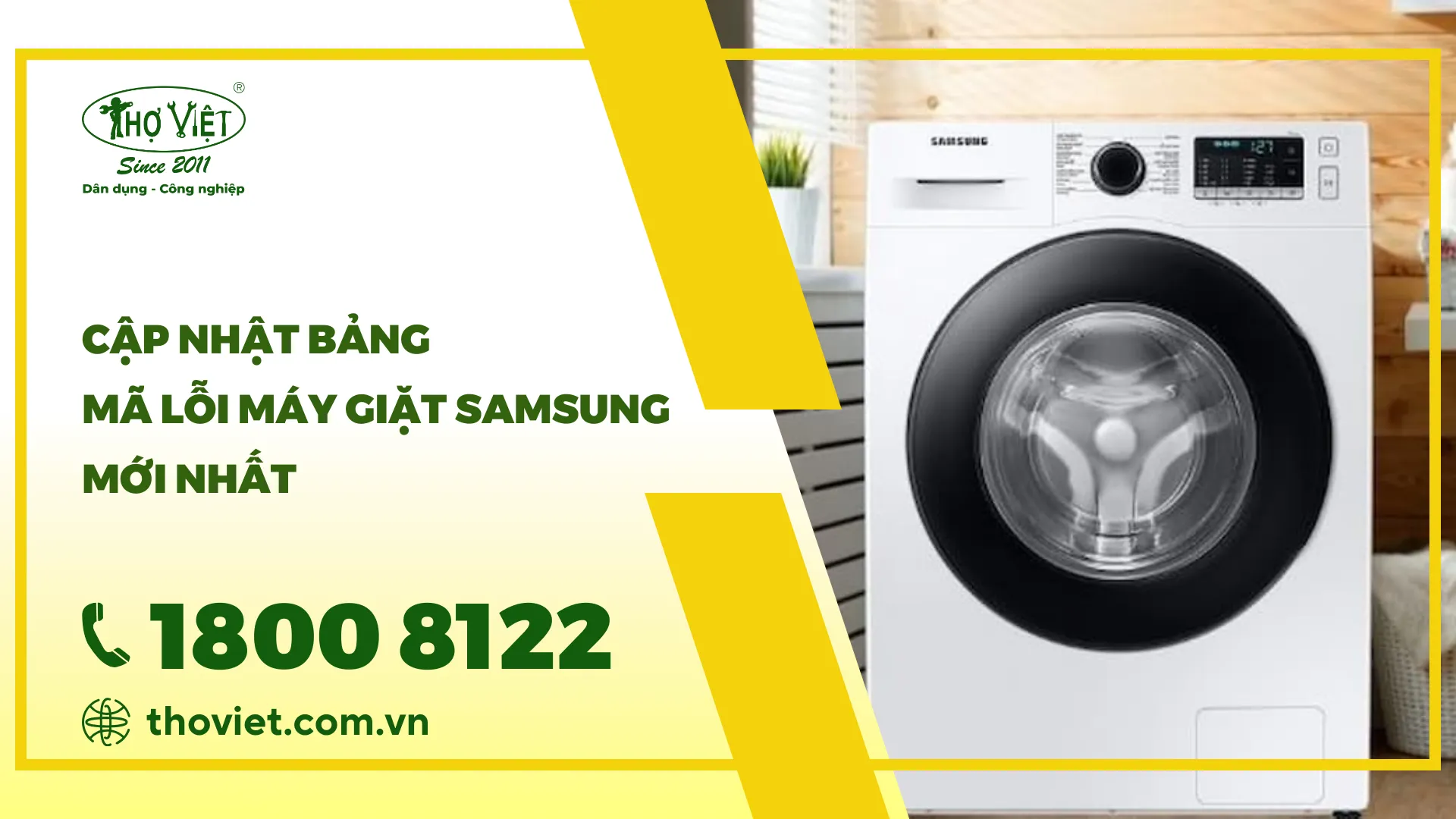 Cập nhật bảng mã lỗi máy giặt Samsung mới nhất [nam]