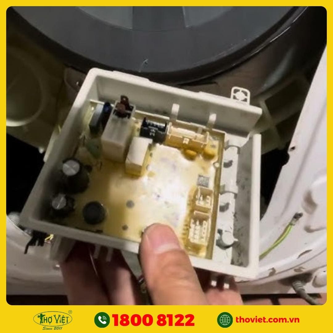 Côn trùng làm tổ trong bo mạch điều khiển