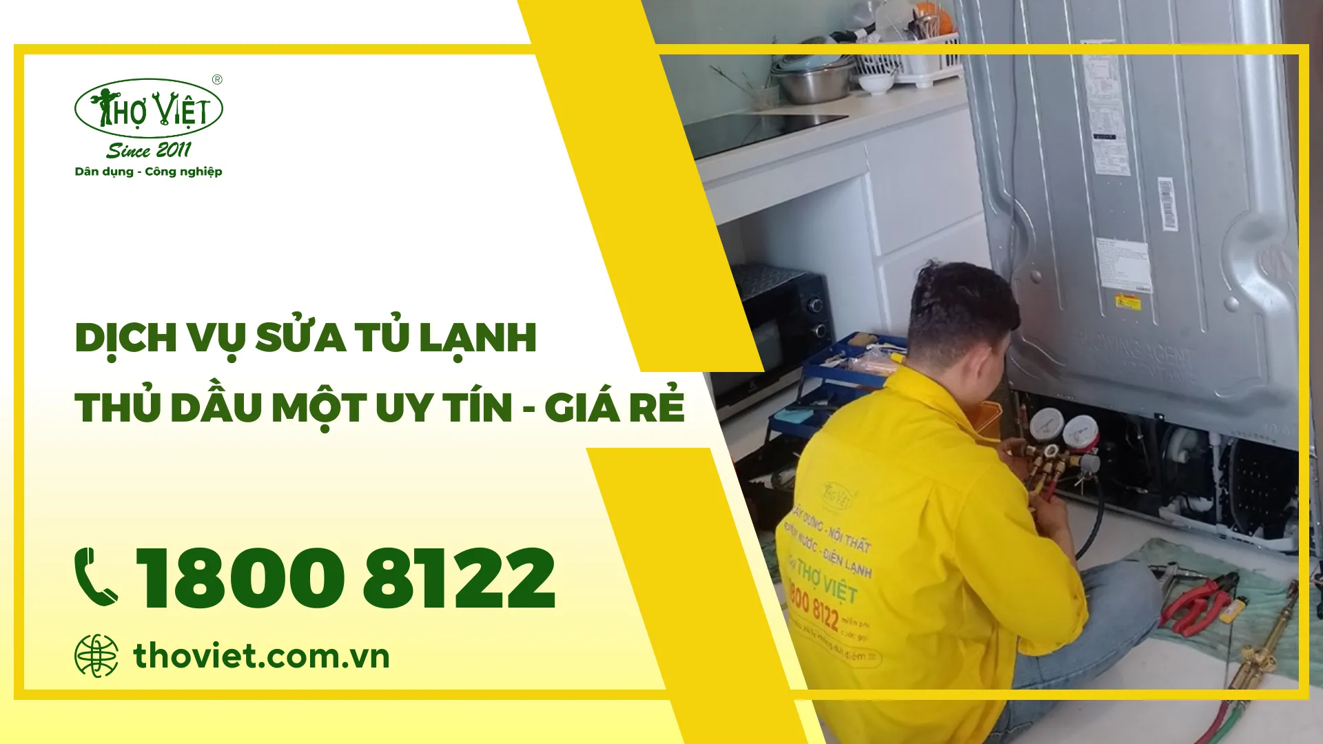 Dịch vụ sửa tủ lạnh Thủ Dầu Một Uy Tín - Giá Rẻ