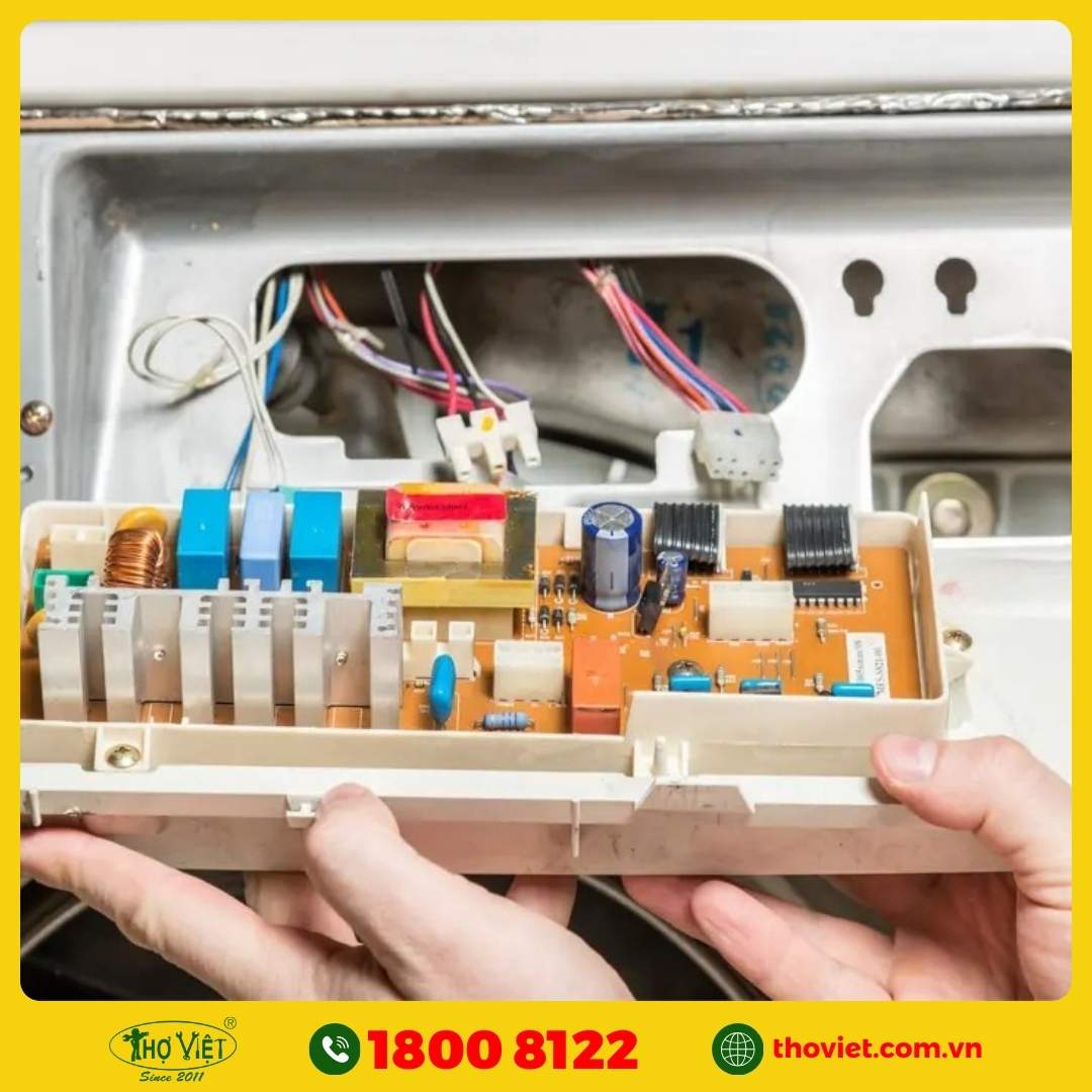 Hỏng bo mạch máy giặt Aqua