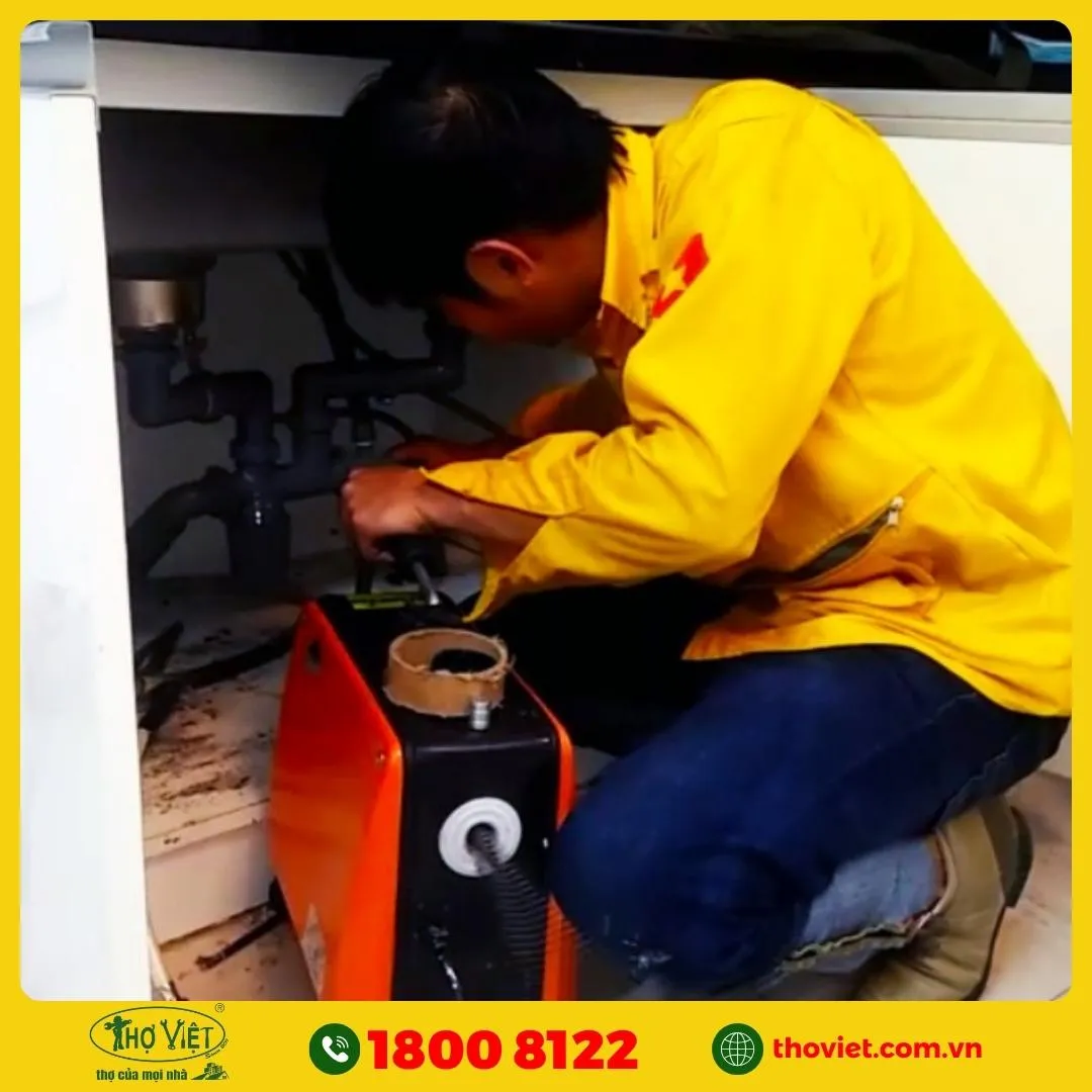 Dịch vụ thông cống nghẹt Bình Dương của Thợ Việt