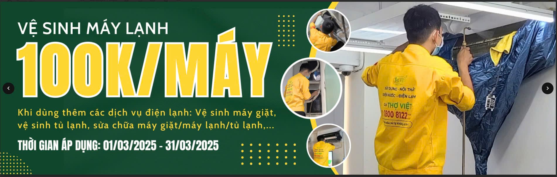 Khuyến mãi vệ sinh máy lạnh