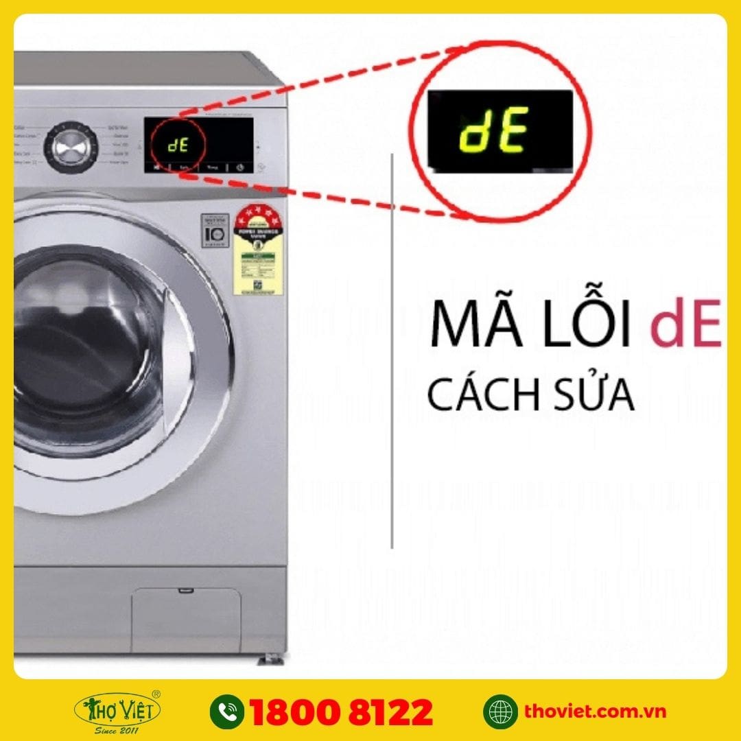 Lắp đặt máy giặt bị nghiêng lệch