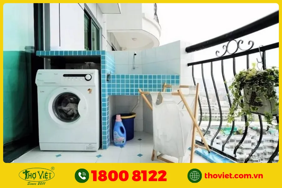 Vị trí để máy giặt không cân bằng