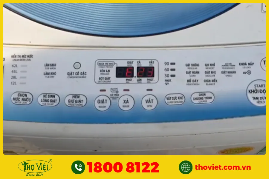 Công tắc máy giặt bị lỗi