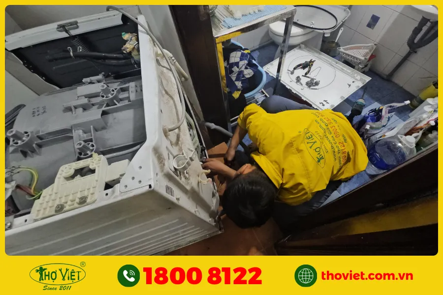 Cách khắc phục lỗi E1 trên máy giặt Toshiba