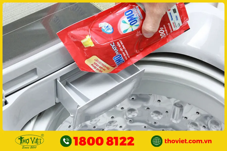 Sử dụng bột giặt đúng cách