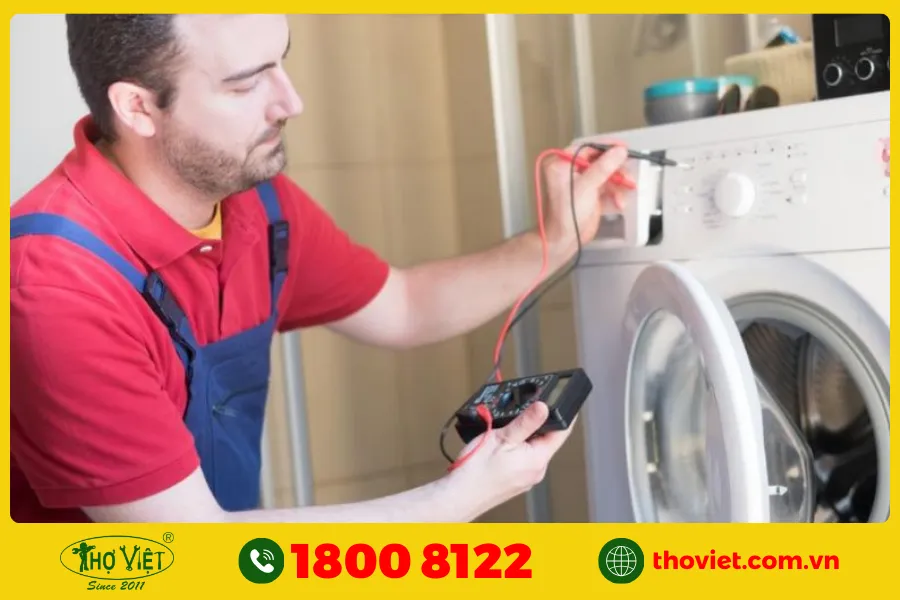 Điện áp trên máy giặt Sanyo không ổn định