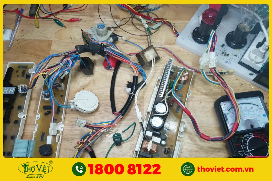 Máy giặt Sanyo hỏng board mạch