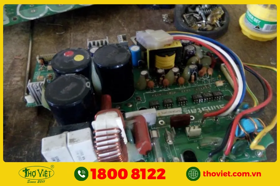 IC trong máy giặt Sanyo bị hỏng