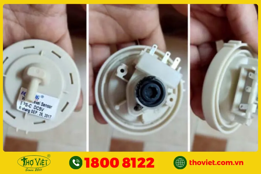 Phao áp lực hoặc bơm cấp nước máy giặt Samsung gặp vấn đề