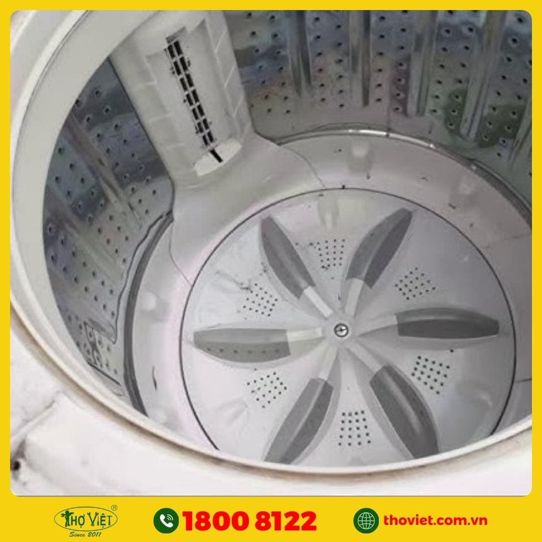 Lồng giặt máy giặt Aqua bị lệch 