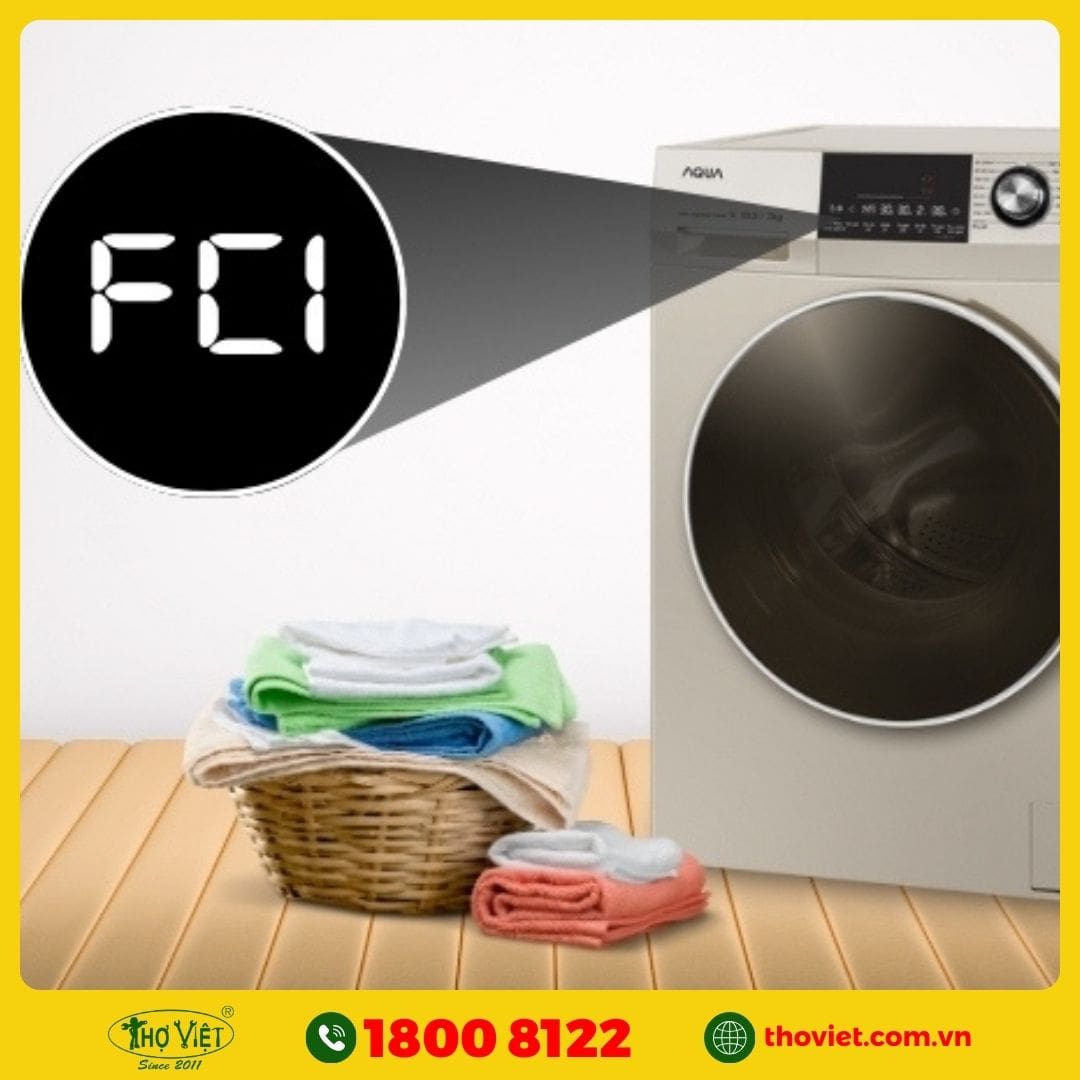 Lưu ý để không gặp lỗi FC1 máy giặt Aqua 
