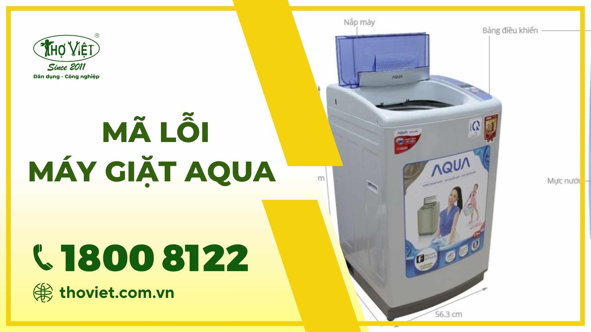 Mã lỗi máy giặt Aqua