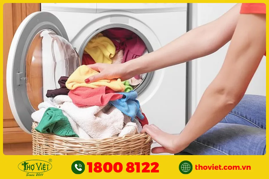 Không nên giặt quá nhiều hoặc quá ít quần áo