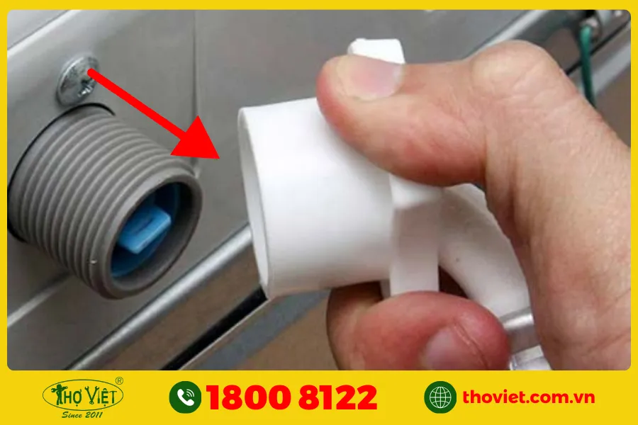 Van cấp nước máy giặt LG bị hỏng