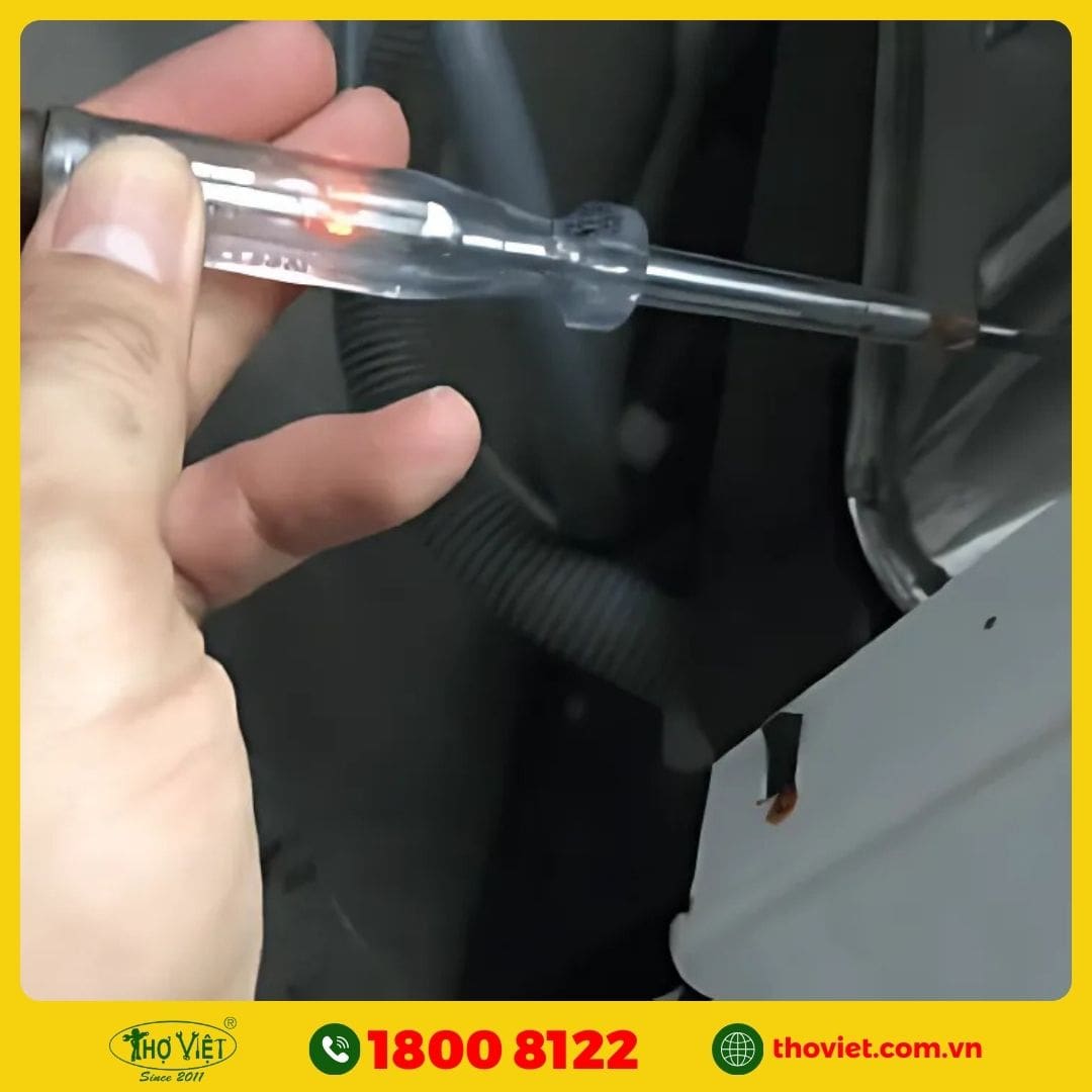 Máy giặt rò rỉ điện