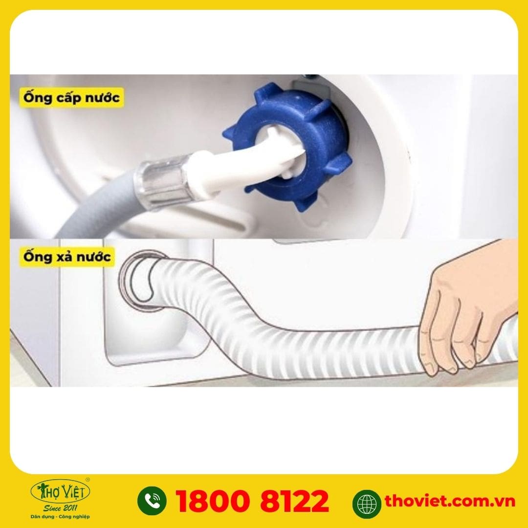 Lỗi E1 máy giặt Aqua lồng ngang
