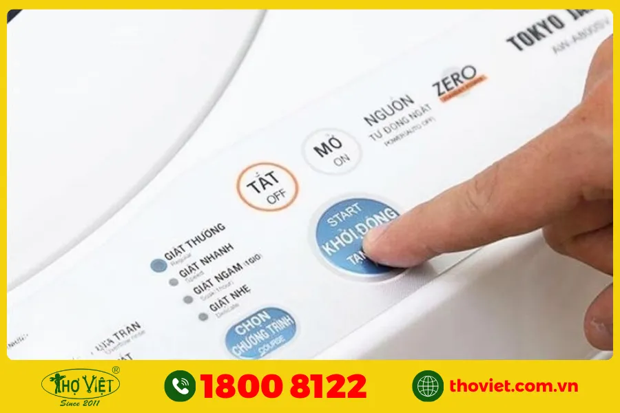 Máy giặt Aqua không khởi động