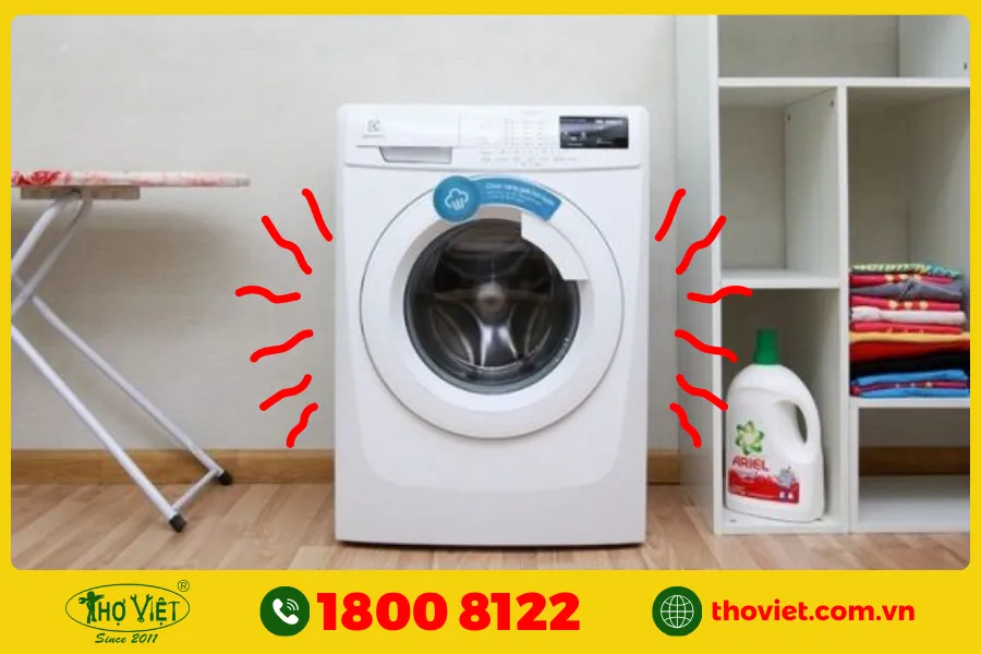 Máy giặt Electrolux rung lắc mạnh khi hoạt động