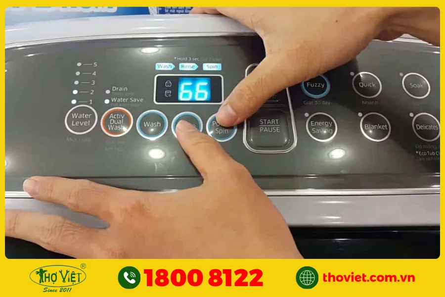 Máy giặt Sanyo không khởi động