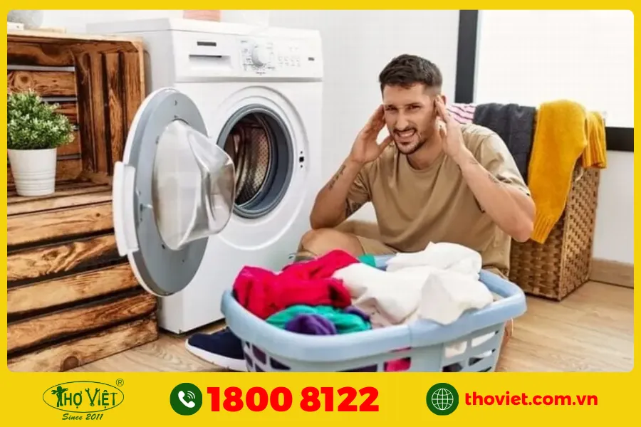 Máy giặt Sanyo rung lắc mạnh hoặc kêu to
