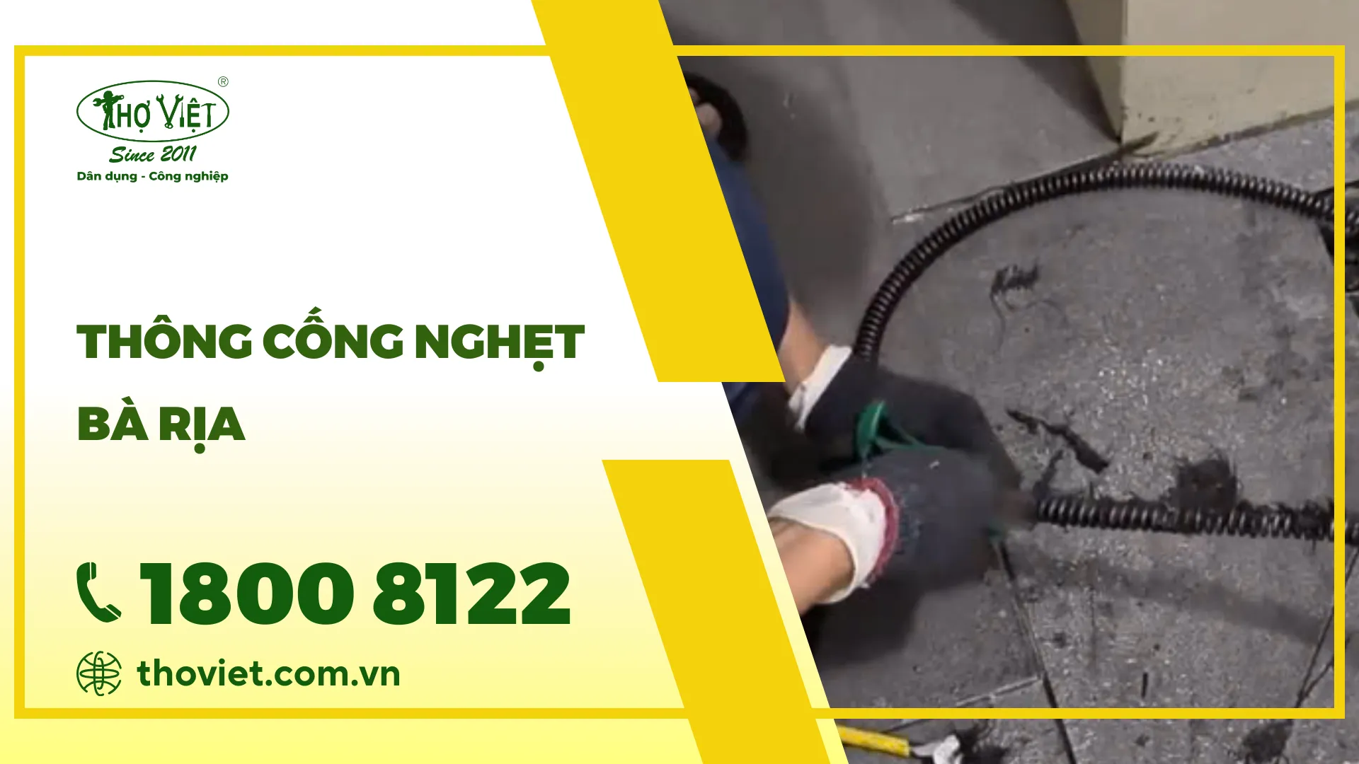 Thông cống nghẹt tại Bà Rịa