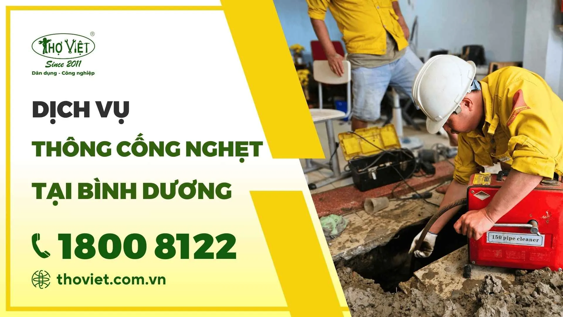 Thông cống nghẹt Bình Dương