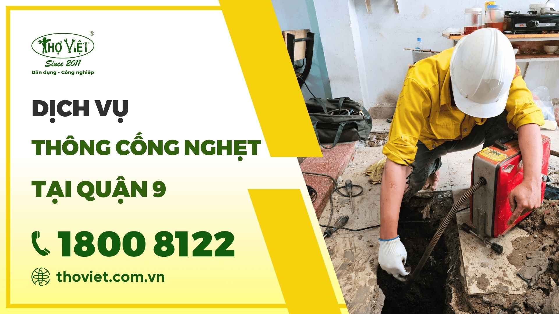 Thông cống nghẹt quận 9