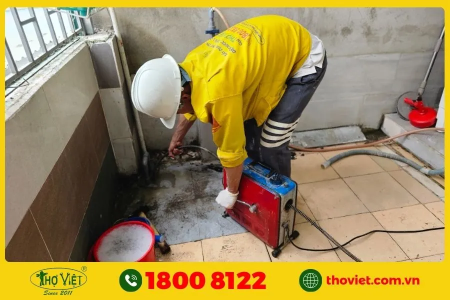 Dịch vụ thông cống nghẹt Quận 9 của Thợ Việt