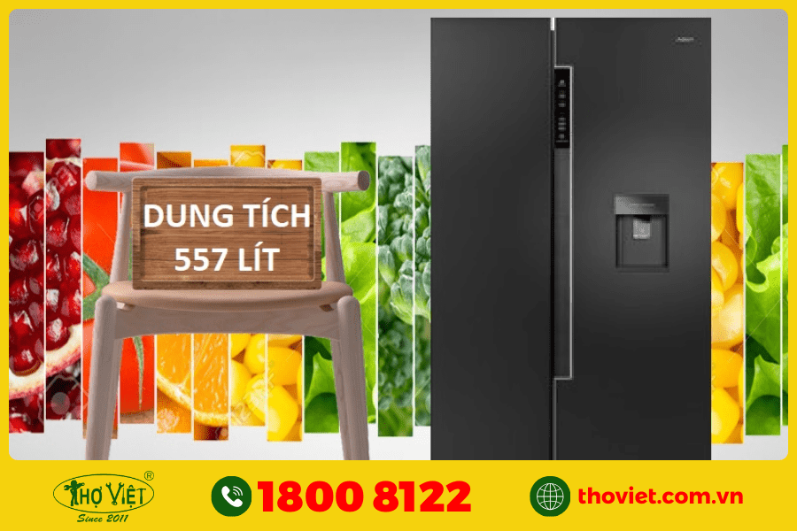 Dung tích của tủ lạnh quá lớn
