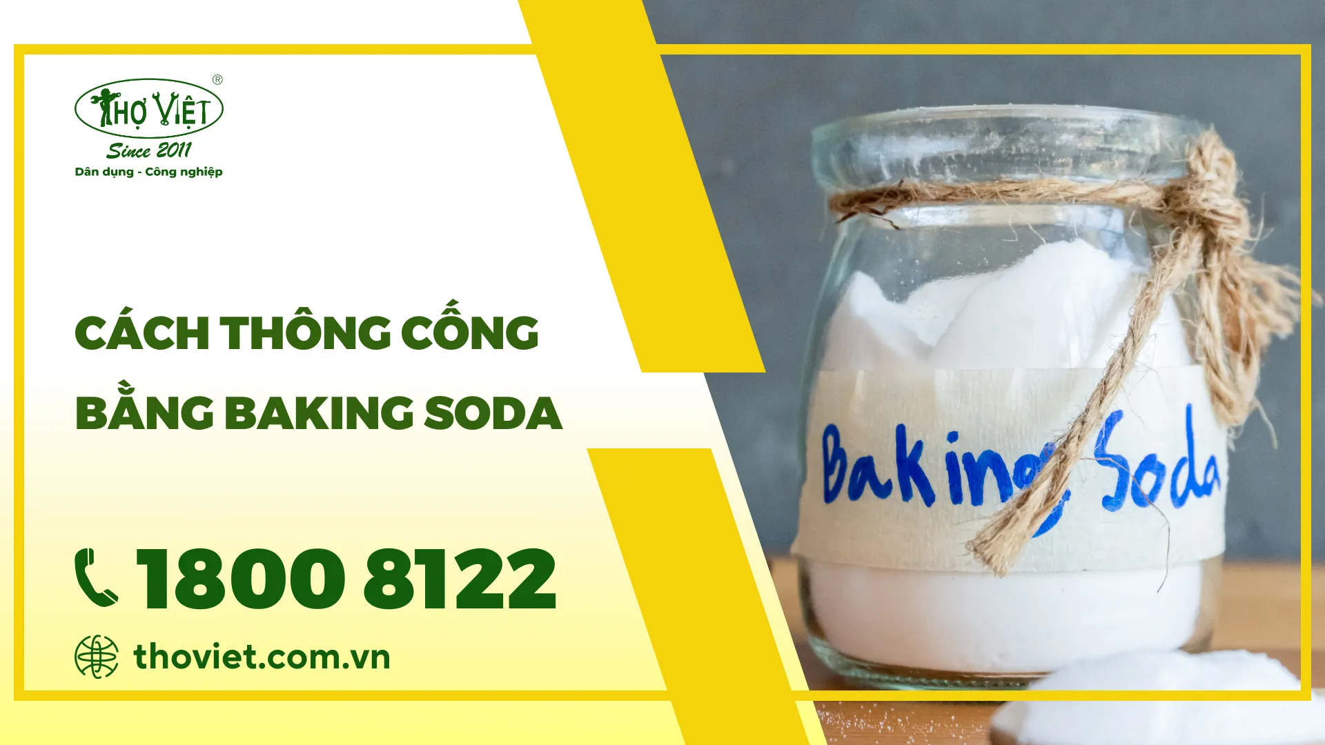 Cách thông cống bằng Baking Soda đơn giản & hiệu quả