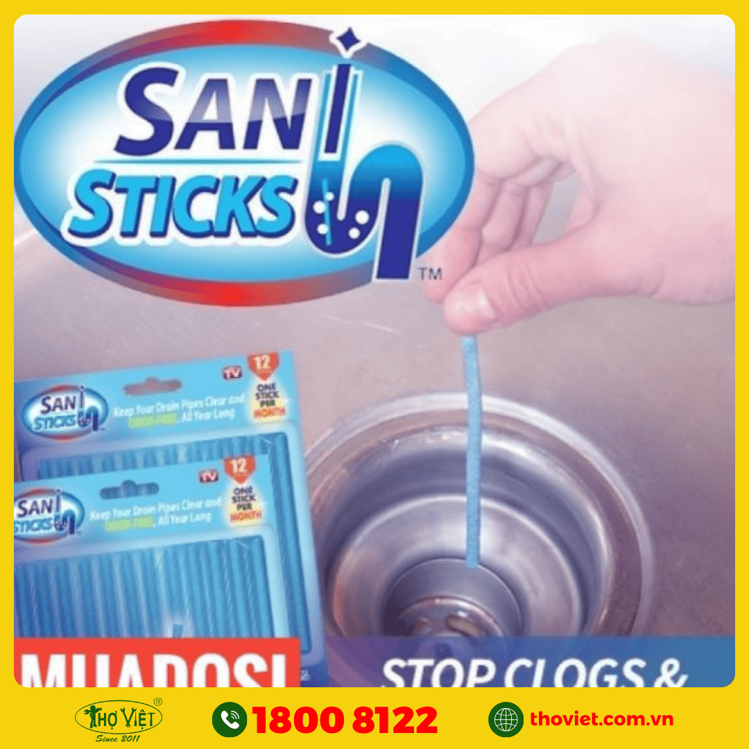 Cách sử dụng que thông cống hiệu quả