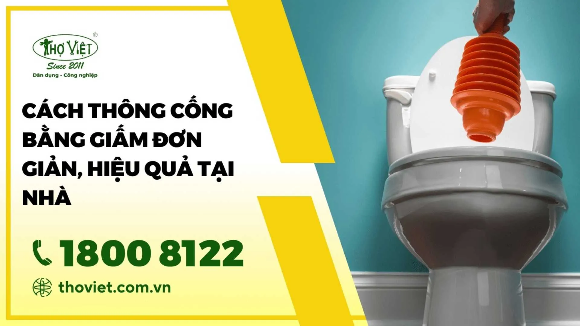 Thông cống bằng giấm